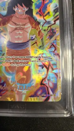 Bandai Monkey D. Luffy OP09-119 Emperors Secret Rare Foil TAG 10 - Image 4