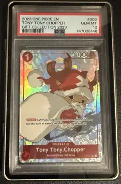 2023 ONE PIECE GIFT COLLECTION 2023 #006 TONY TONY CHOPPER PSA 10 - Image 1