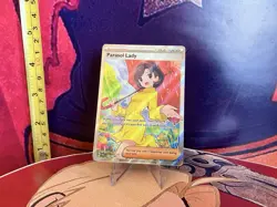 Pokemon Parasol Lady Full Art TCG Collectable English Trading Card - Image 1