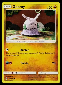 Pokemon Card Goomy 94/145 Guardians Rising Common - Image 1