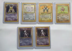 Pokemon Base Set 1st Edition Shadowless Holo Lot Mewtwo Pikachu Chansey 31 Cards - Image 1