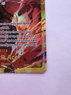 Portgas D. Ace OP16-118 SEC Foil Special Bandai One Piece Card Game - Image 5
