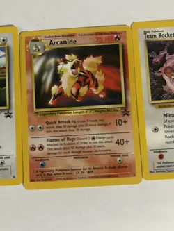 Pokemon Black Star Promo 4 Card Lot - Arcanine,pysduck,team R Meowth ,smeargle - Image 5
