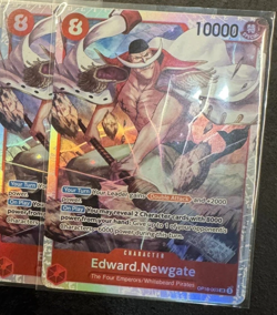 One Piece Card Game The Time of Battle - EDWARD.NEWGATE SR #OP16-003 ENGLISH x2 - Image 1