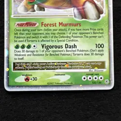 Torterra LV.X 122/130 Diamond & Pearl Holo Rare Pokemon Card - Image 3