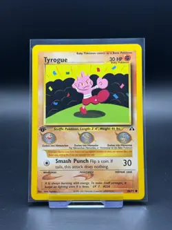 Tyrogue 66/75 Neo Discovery 1st Edition NM Pokemon Card TCG Common Vintage WOTC - Image 1