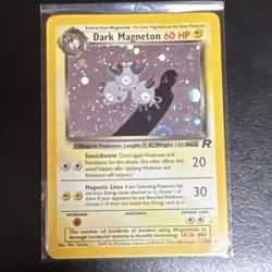 Pokemon TCG Team Rocket Dark Magneton 11/82 Holo Rare English WOTC 2000 60 HP - Image 1