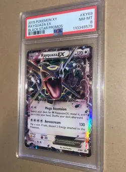 Pokemon - Rayquaza EX (Shiny) XY69 - Black Star Promo 2015 PSA 8 - Image 3