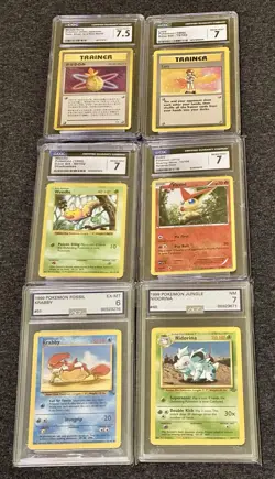Pokemon 6 Slab Lot - Image 1