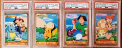 1999 Pokemon Bandai Carddass Vending Series 8 Ash Pikachu & Friends Pop 3 Set - Image 1