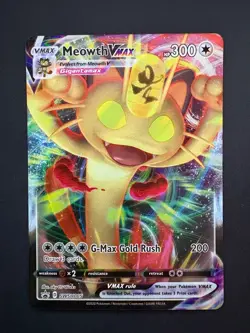 Meowth VMAX SWSH005 Pokemon Sword & Shield Promo Near Mint (NM) - Image 1