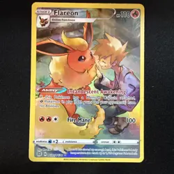 Pokemon TCG Flareon Trainer Gallery Card TG01/TG30 Brilliant Stars - Image 2