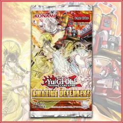 YuGiOh Amazing Defenders PACK BOOSTER (7 Cards) FACTORY SEALED?? - Image 1