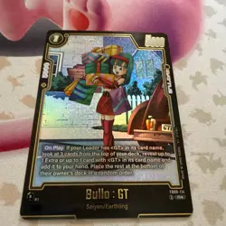 Dragon Ball Super Card Fusion World Bulla: GT FB09-114 R Star Alt Art Rare NM - Image 2