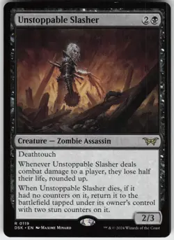 Unstoppable Slasher (0119) Duskmourn Magic: The Gathering NM/M - Image 1