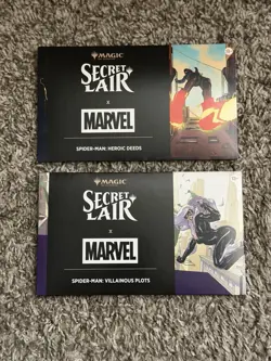 MTG Secret Lair X Marvel Spider-Man Heroic Deeds & Villainous Plots NF *SEALED* - Image 1