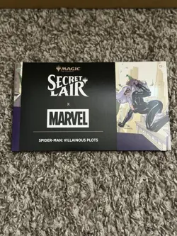 MTG Secret Lair X Marvel Spider-Man Heroic Deeds & Villainous Plots NF *SEALED* - Image 3
