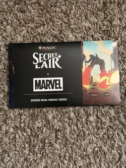 MTG Secret Lair X Marvel Spider-Man Heroic Deeds & Villainous Plots NF *SEALED* - Image 4