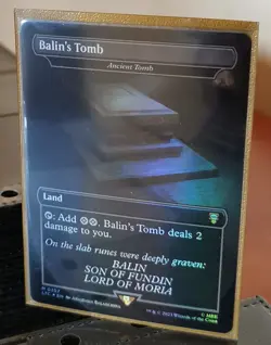 Mtg Lotr Balin's Tomb foil, - Ltc 357 - Image 1