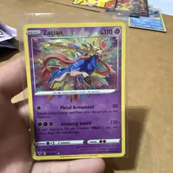 Zacian 082/185 Vivid Voltage NM - Mint Amazing Rare Card Pokemon TCG Sleeved - Image 1