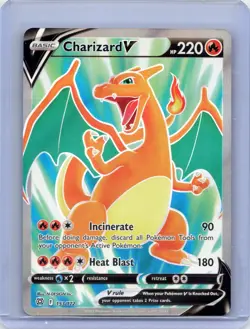 Charizard V 153/172 Ultra Rare Brilliant Stars Pokemon Holo Near Mint - Image 1