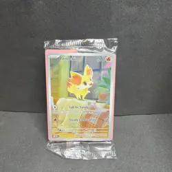 Pokemon Fennekin MEP 080 - Black Star Promo Sealed ME04: Chaos Rising ETB Promo - Image 1