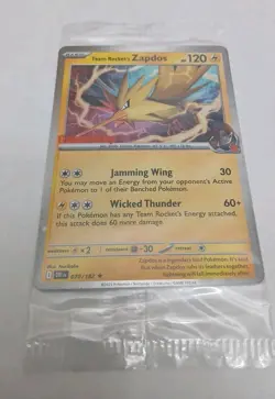 Pokemon Team Rocket's Zapdos Stamped Promo Sealed Card! - Image 3