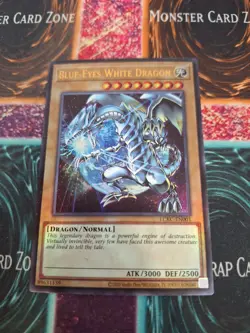 Yugioh Blue-Eyes White Dragon Version 3 LCKC-EN001 Ultra Rare Unlimited NM - Image 1