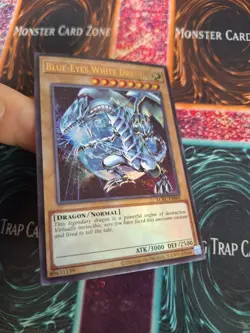 Yugioh Blue-Eyes White Dragon Version 3 LCKC-EN001 Ultra Rare Unlimited NM - Image 2