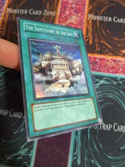 Yu-Gi-Oh! The Sanctuary In The Sky AST-042 Super Rare Unlimited NM/LP - Image 2