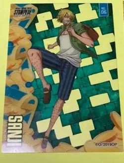 PREORDER Sanji No.05 One piece Movie Stampede Clear Card Japanese Ensky - Image 1