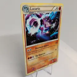 Lucario 14/95 - HGSS Cracked Ice Holo Rare Pokemon Card - Image 3