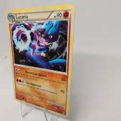 Lucario 14/95 - HGSS Cracked Ice Holo Rare Pokemon Card - Image 4