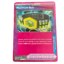 Maximum Belt 117/131 Pokemon Prismatic Evolutions ACE SPEC rare card - NM - Image 1