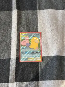 NM! Slowpoke & Psyduck GX (218/236) Unified Minds Tag Team Alt Art Pokemon Card! - Image 2