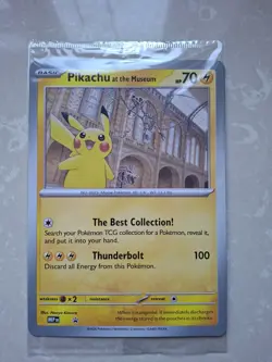 Pokemon | Pikachu At The Museum - Jumbo Promo card - *Brand New & Sealed* - Image 1