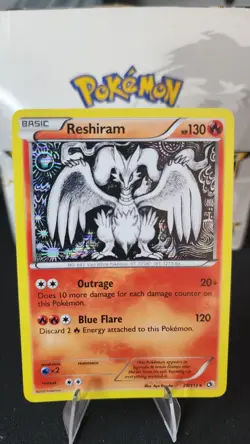 Reshiram 28/113 Holo Legendary Treasures - Pokemon Card - NM/LP+ - Image 2