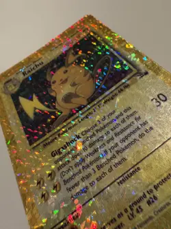 Raichu 14/62 Fossil Set Vending Sticker Holo Prism Vintage Pokemon Card Rare - Image 3