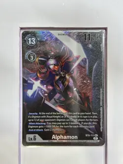 [Alt Art] BT6-111 Alphamon - Digimon TCG Promo Rare Tournament Card - Image 1