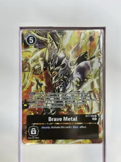 [Alt Art] BT7-106 Brave Metal - Digimon TCG Promo Rare Tournament Card - Image 1