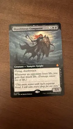 Bloodthirsty Conqueror (Extended Art) Foundations Regular - Image 1