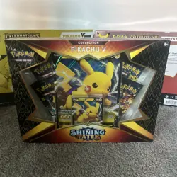 NEW - Pokemon TCG – Shining Fates – Pikachu V Box (UPC: 0820650808692) - Image 1
