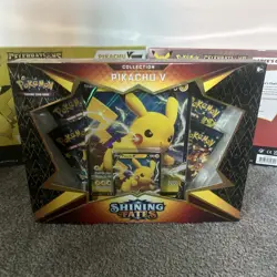 NEW - Pokemon TCG – Shining Fates – Pikachu V Box (UPC: 0820650808692) - Image 4