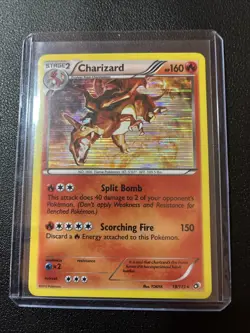 Pokemon Charizard Eng-2013 19/113 Legendary Treasures Holo Top Zustand 🔥 - Image 1