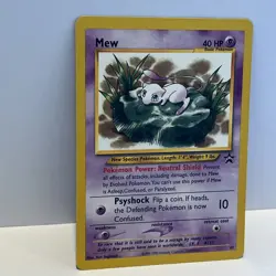 Pokemon TCG Mew Black Star Promo 47 Lilypad WOTC 2000 Vintage Card - Image 2
