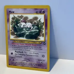 Pokemon TCG Mew Black Star Promo 47 Lilypad WOTC 2000 Vintage Card - Image 3