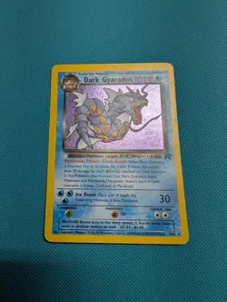 2000 Pokemon Team Rocket Prerelease #8 Dark Gyarados HOLO RARE - Image 1