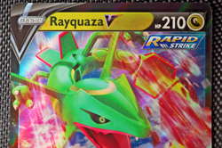2021 Rayquaza V SWSH147 Black Star Promo Pokemon TCG Trading Card Game - Image 3