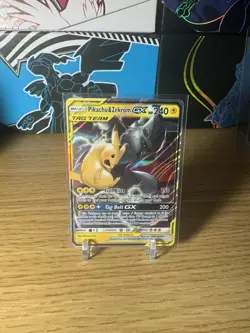 Pokemon TCG Pikachu & Zekrom GX Team Up Holo Card 33/181 NM Condition - Image 1