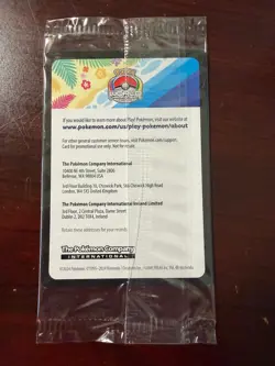 Pokemon TCG Pikachu SVP #190 Promo 2024 World Championships SEALED - Image 2